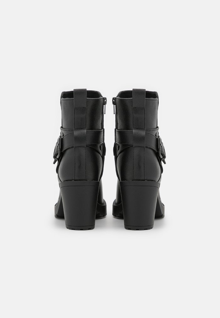 Bottines Anna Field Classiche Block heel Zip UP Noir Femme | LBV-2497805